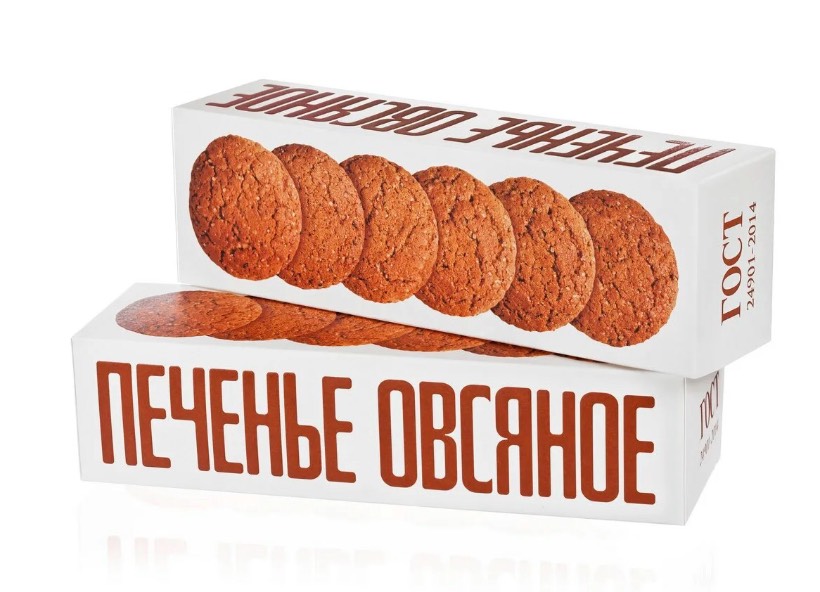 Печенье Полет Овсяное на сливочном масле 250г - интернет-магазин Близнецы