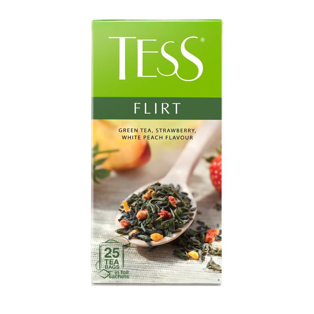 Чай Тесс Флирт зелен (25*1.5г) 37.5г - интернет-магазин Близнецы