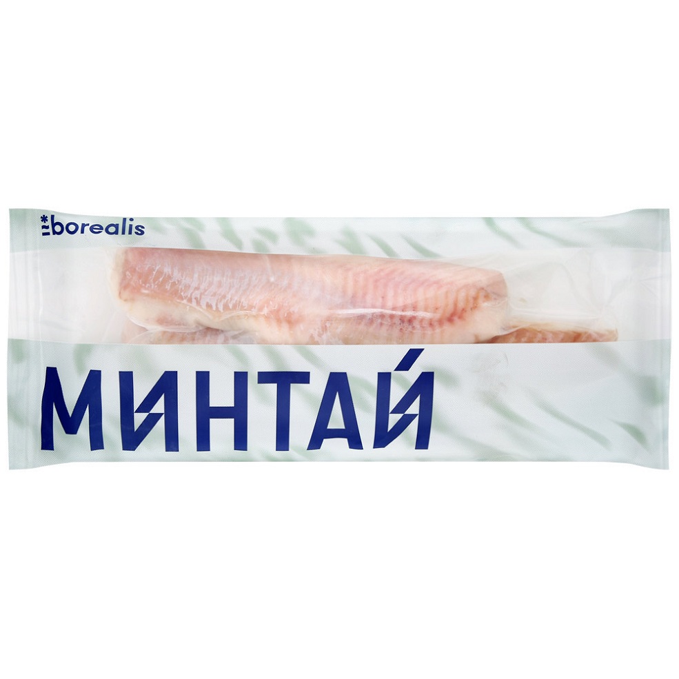 Минтай филе без кожи с м  Borealis 650г - интернет-магазин Близнецы