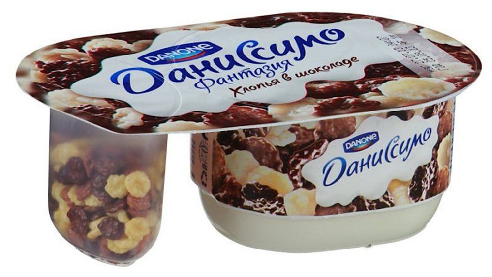 Данон Даниссимо Фантазия йогурт хруст шарики ягодный вкус 105 шт - интернет-магазин Близнецы