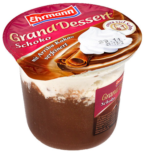 Пудинг Гранд Десерт со взбит сливк шоколад 200г шт - интернет-магазин Близнецы