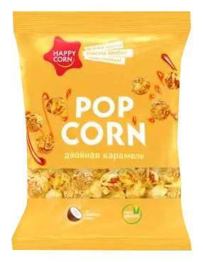Попкорн Happy Corn Двойная карамель 200г - интернет-магазин Близнецы