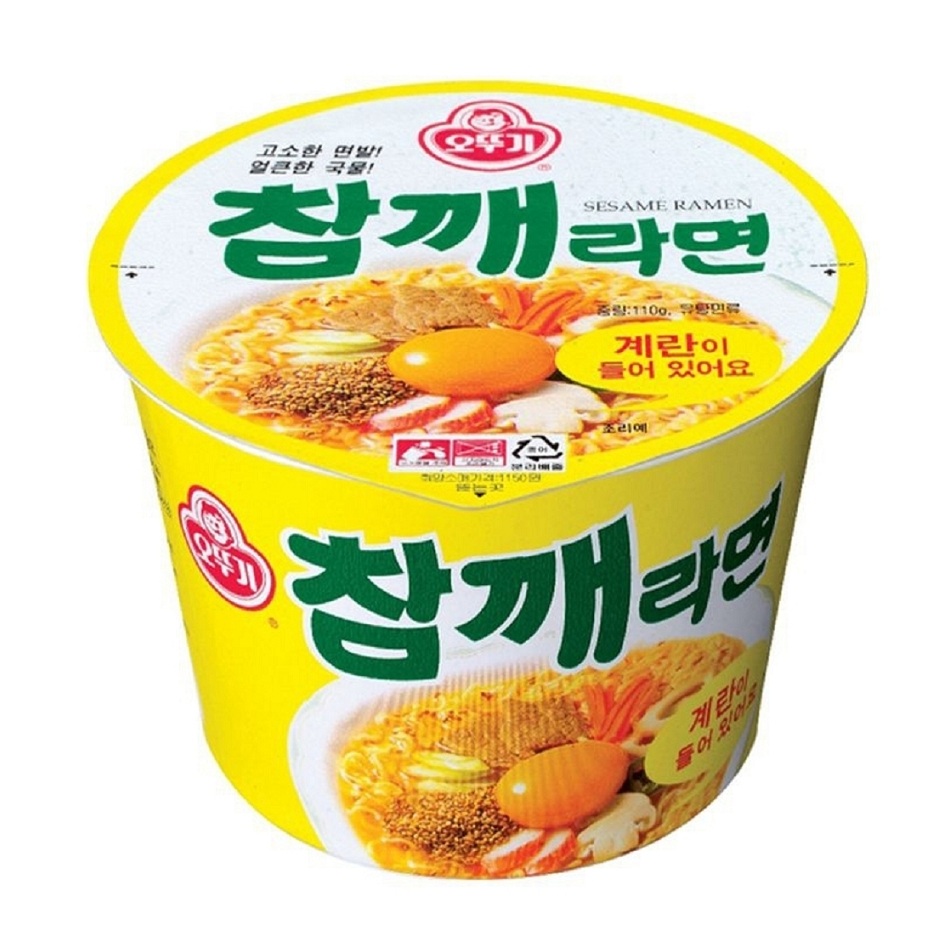 Лапша Оттоги Сесам Рамен говядина кунжут быс пр чашка 110г  Корея  - интернет-магазин Близнецы