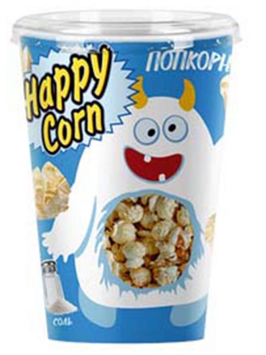 Попкорн Happy Corn с солью стак 30г - интернет-магазин Близнецы