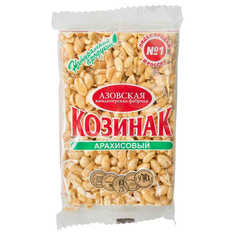 Козинак арахисовый  Азовская КФ  170г - интернет-магазин Близнецы