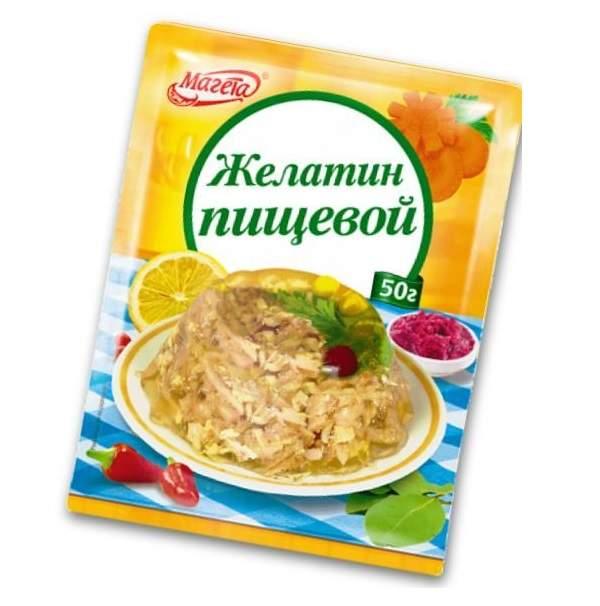 Желатин пищевой  Магета  50г шт  - интернет-магазин Близнецы