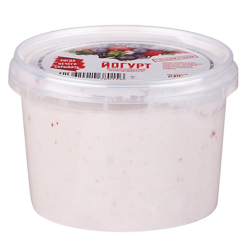 Йогурт 2.8% КНС с лесными ягодами  Мол Мануф Маври  270г шт - интернет-магазин Близнецы