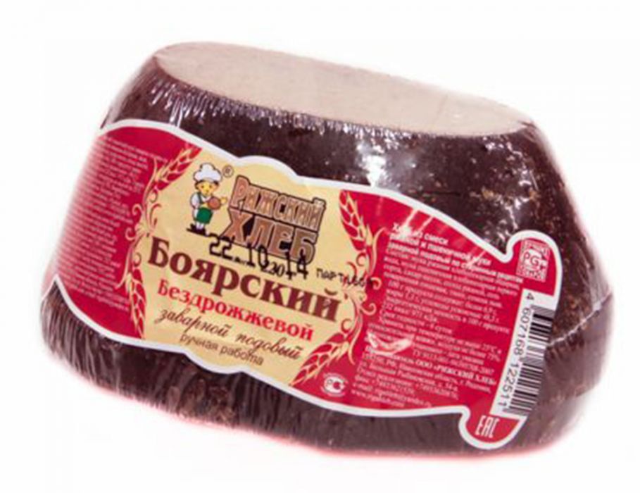 Хлеб бездрож Боярский  Рижский хлеб  220г - интернет-магазин Близнецы