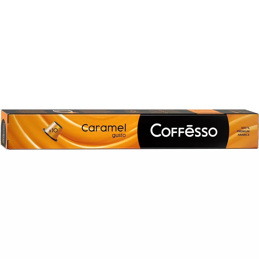 Кофе Coffesso Карамель капс 50г(10*5г) - интернет-магазин Близнецы