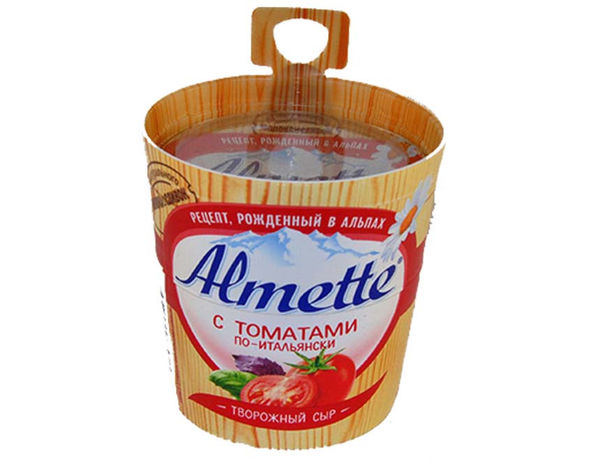 Сыр творож Альметте с томатами по-итальянски 150г - интернет-магазин Близнецы