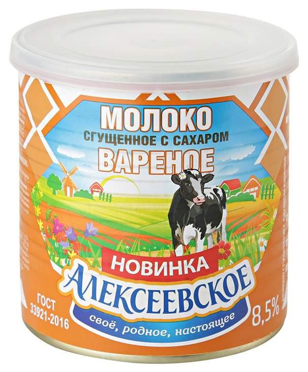 Молоко варен сгущен 8,5% Алексеевскаяж б шт 360г - интернет-магазин Близнецы