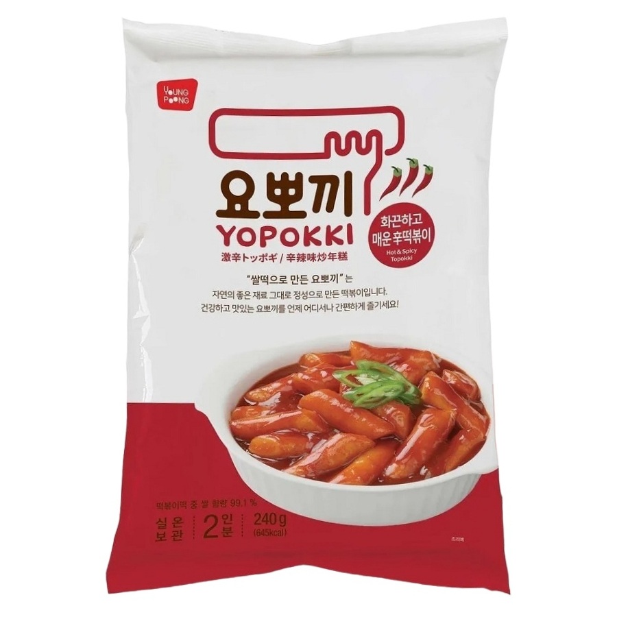 Рисовые Топокки Остро Пряный вкус быс пр 240г  Корея  - интернет-магазин Близнецы