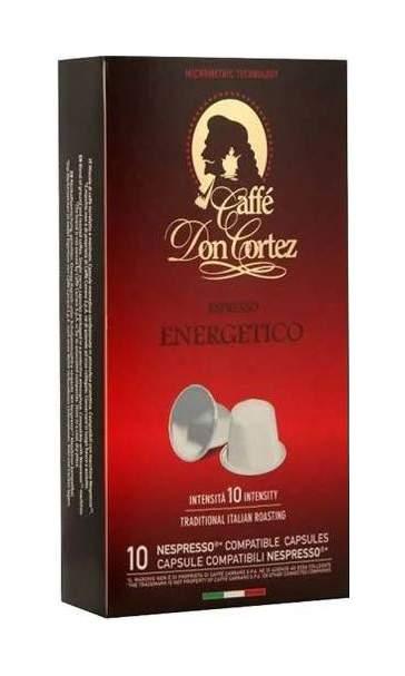Кофе DON CORTEZ  Энержетико Италия капсул (10*5,2г) 52г - интернет-магазин Близнецы