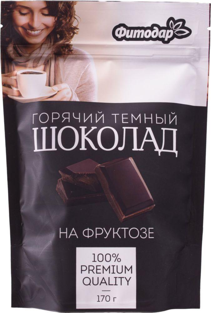 Горячий шокол Фитодар темн на фруктозе 170г - интернет-магазин Близнецы
