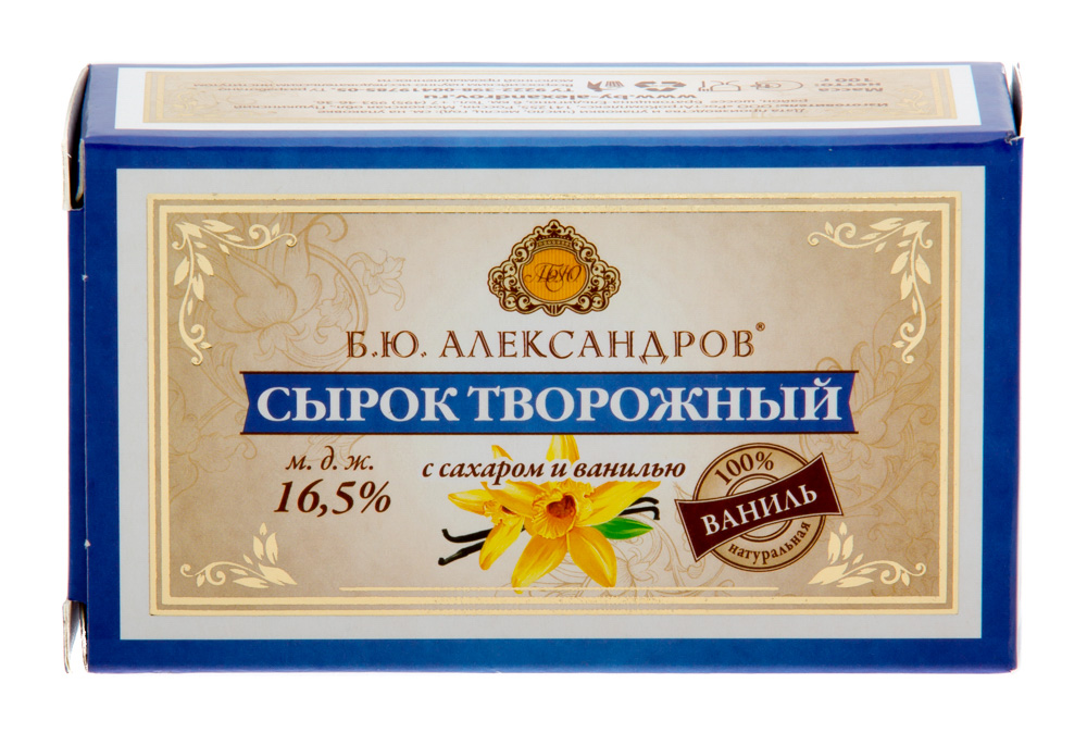 Сырок творож 16.5% Ростагрокомплекс ваниль 100г - интернет-магазин Близнецы