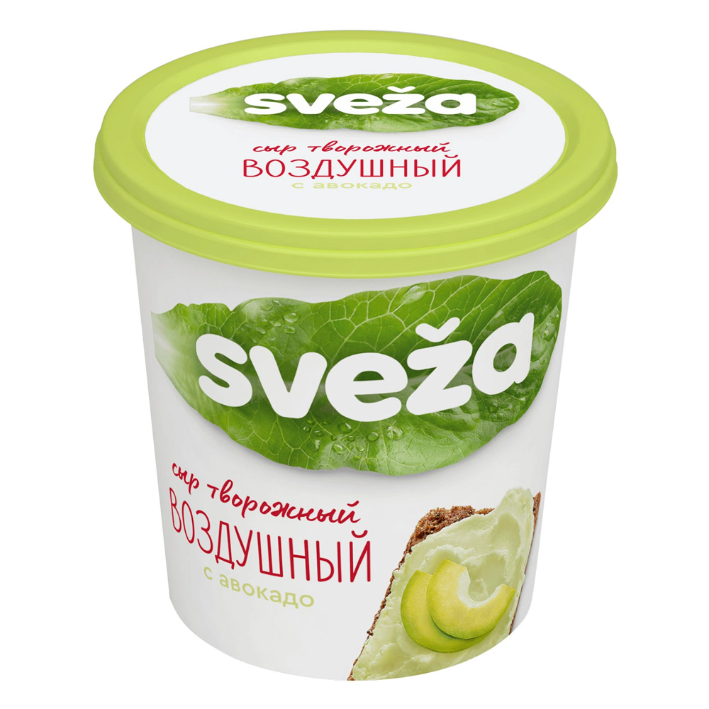 Сыр творожный Воздушный с авокадо 60%  Савуш прод  150г - интернет-магазин Близнецы