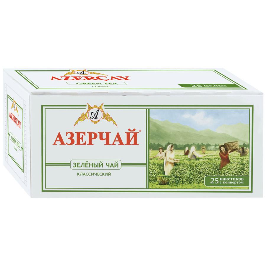 Чай Азерчай Зеленый Сад зелен 50г(25*2г) пак - интернет-магазин Близнецы