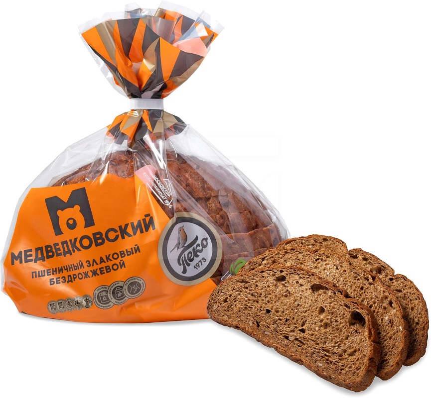 п Хлеб Бездрожжевой пшеничный со злаками  Пеко  - интернет-магазин Близнецы