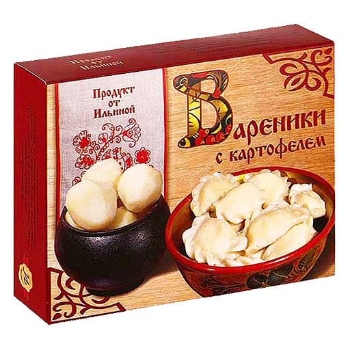 Вареники с картофелем  от Ильиной  450г шт - интернет-магазин Близнецы