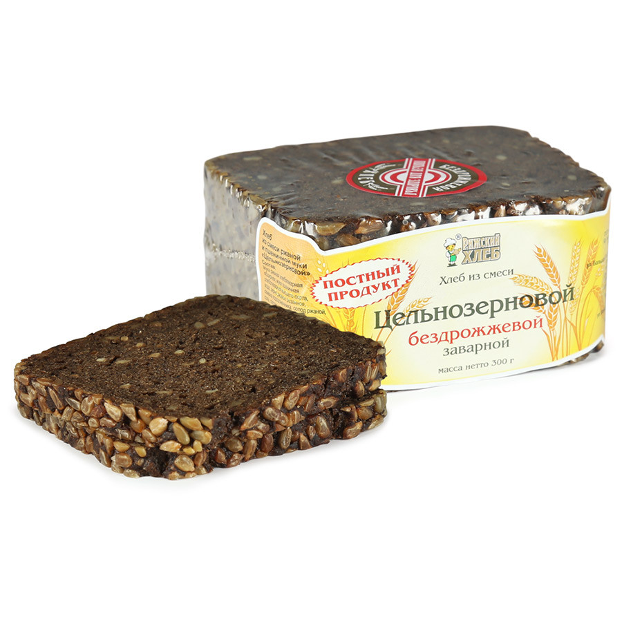 Хлеб бездр Цельнозерновой  Рижский хлеб  300г - интернет-магазин Близнецы