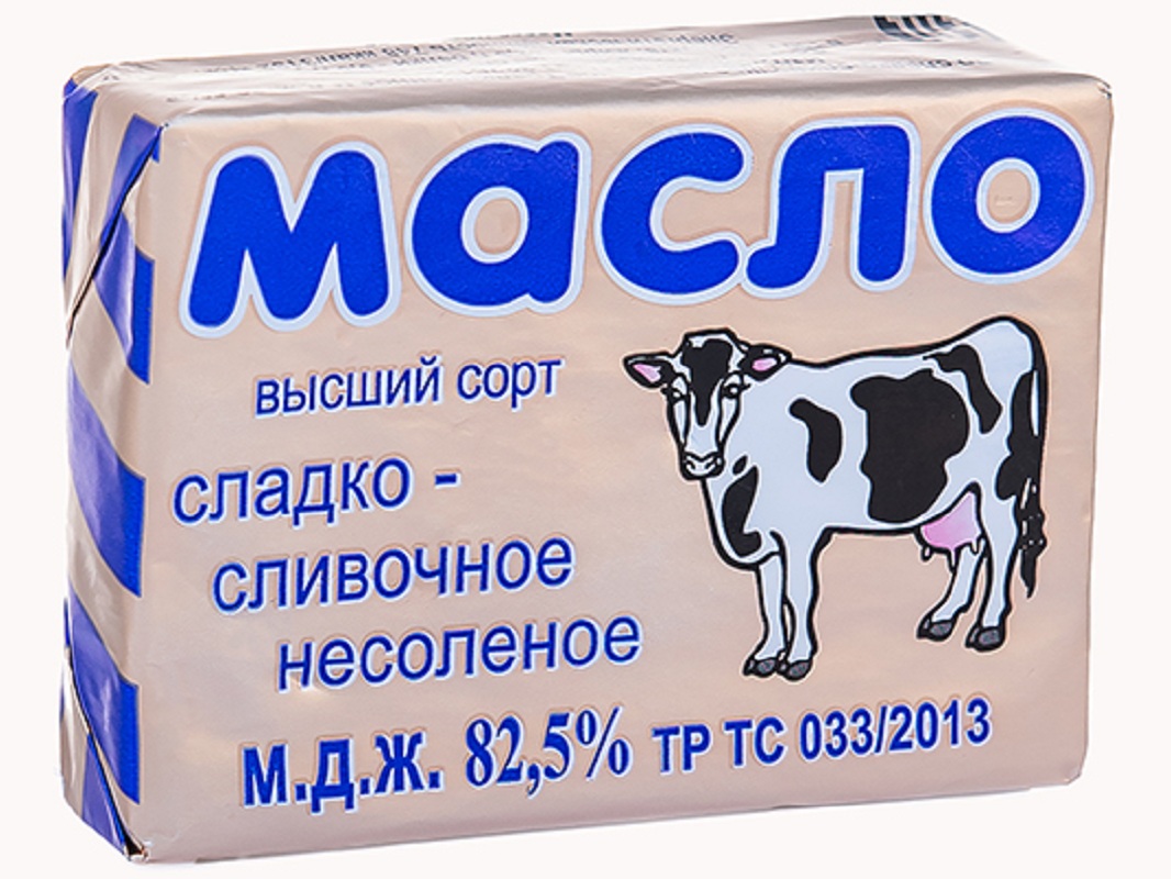 Масло сливочное 82,5%  Аура  180г - интернет-магазин Близнецы