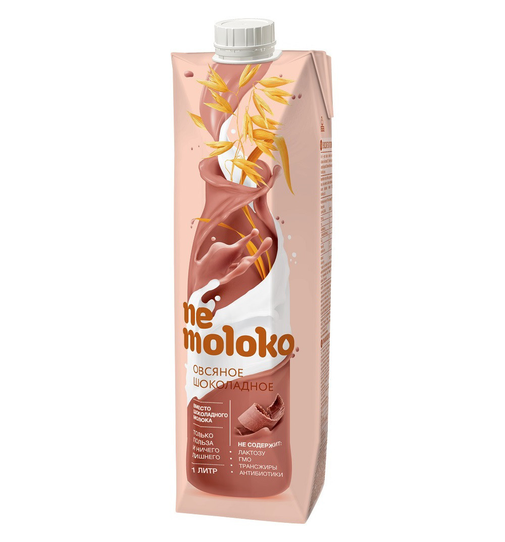 Напиток овсяный шоколад НеМолоко 1л шт - интернет-магазин Близнецы