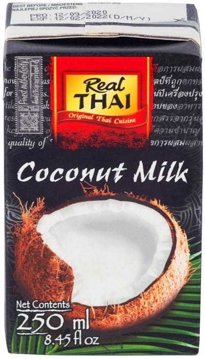 Кокосовое молоко REAL THAI   Тайланд  250мл - интернет-магазин Близнецы