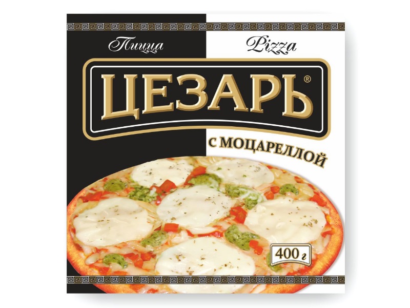 Пицца Цезарь с моцареллой  Морозко  390г - интернет-магазин Близнецы