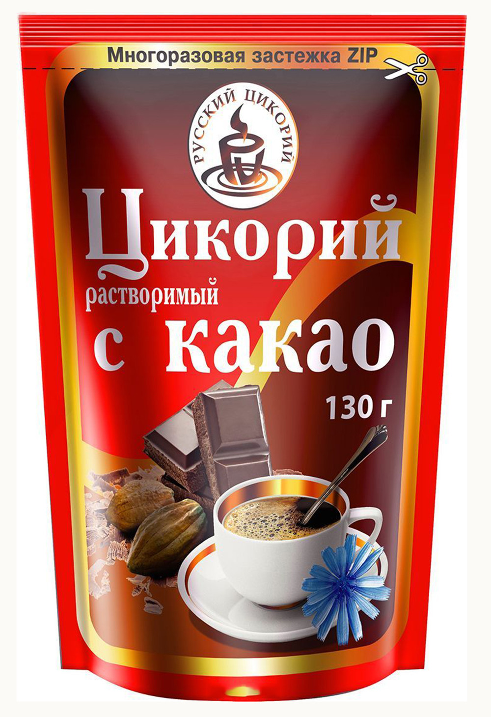 Цикорий Русский с какао  ZIP  Диамир  130г - интернет-магазин Близнецы