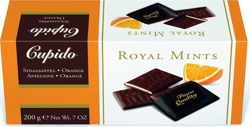 Royal mints. Шоколад Cupido Royal Mints. Шоколад Cupido Royal Orange. Шоколадные плитки с мятной начинкой "Royal Mints", 200г. Конфеты Cupido Royal Mint Orange.