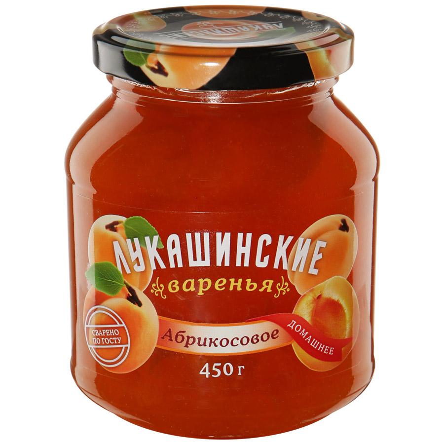 Варенье из абрикосов Лукашинские 450г.