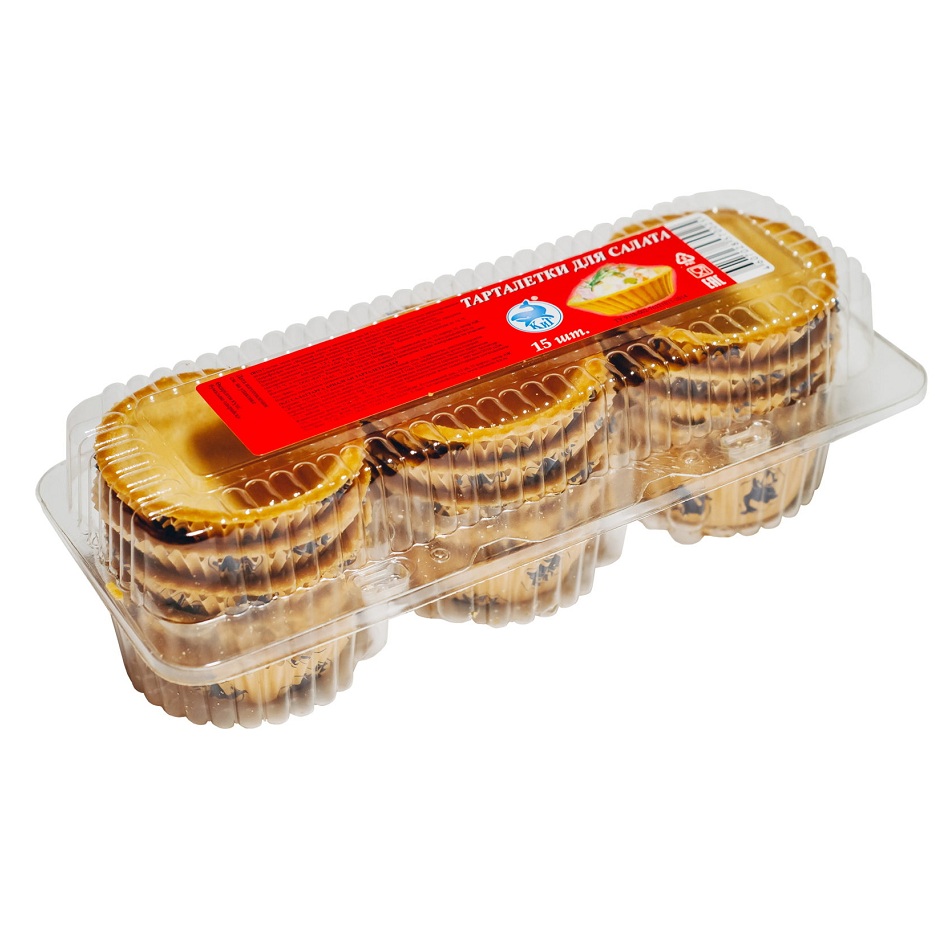 Тарталетки для салата  15 шт   Кит  250г - интернет-магазин Близнецы