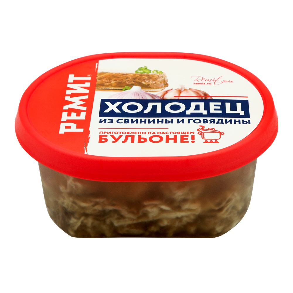 Холодец из свинины и говядины  Ремит  400г - интернет-магазин Близнецы