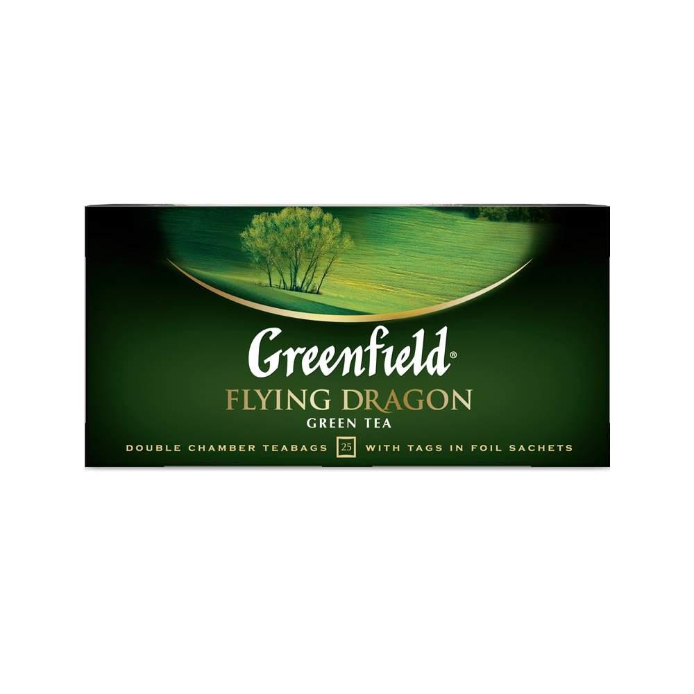 Чай Greenfield Flying Dragon зеленый 25 пакетиков