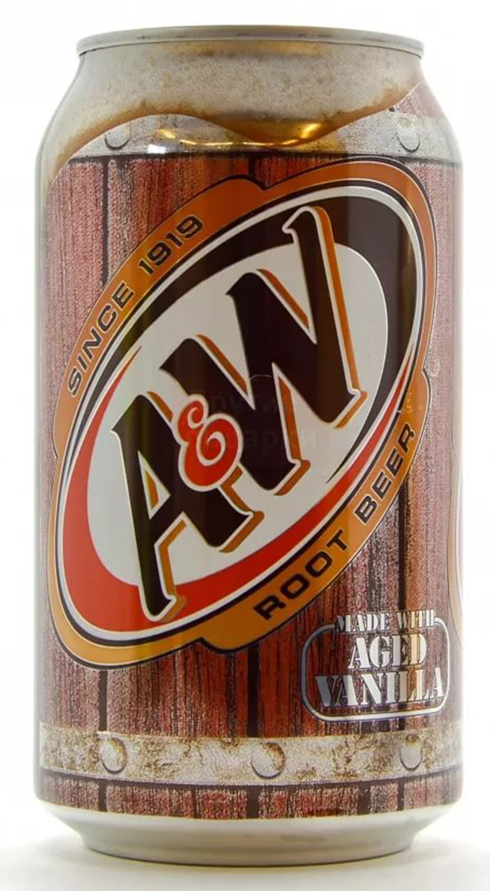 Пиво безалкогольное корневое A&W Root Beer (США), 0,355 л