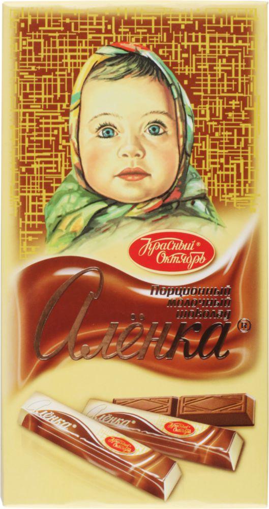 Шоколад Аленка порцион  Кр Октябрь  100г - интернет-магазин Близнецы