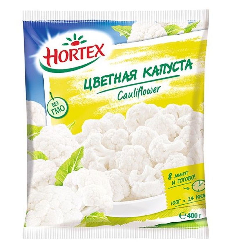 Морож. овощи Цветн капуста  Агама  400г упак - интернет-магазин Близнецы