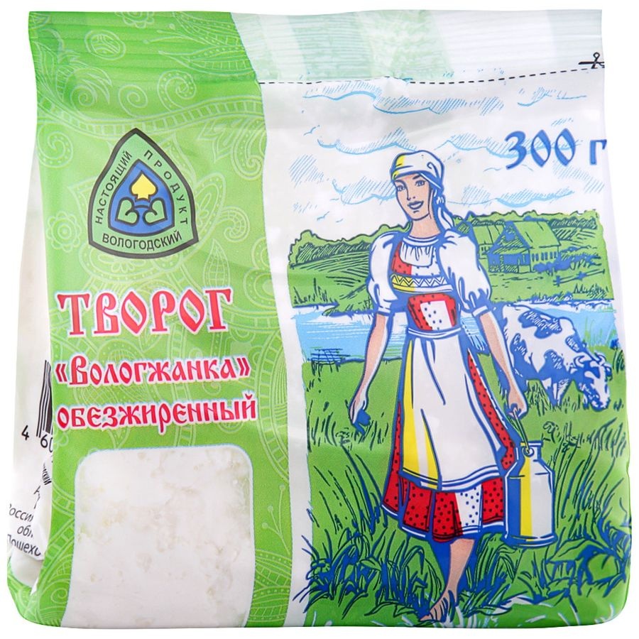 Творог 1.8%  Вологда  шт 300г - интернет-магазин Близнецы