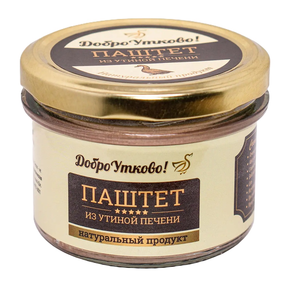 Паштет из Утиной Печени  Добро Утково  150г ст б - интернет-магазин Близнецы