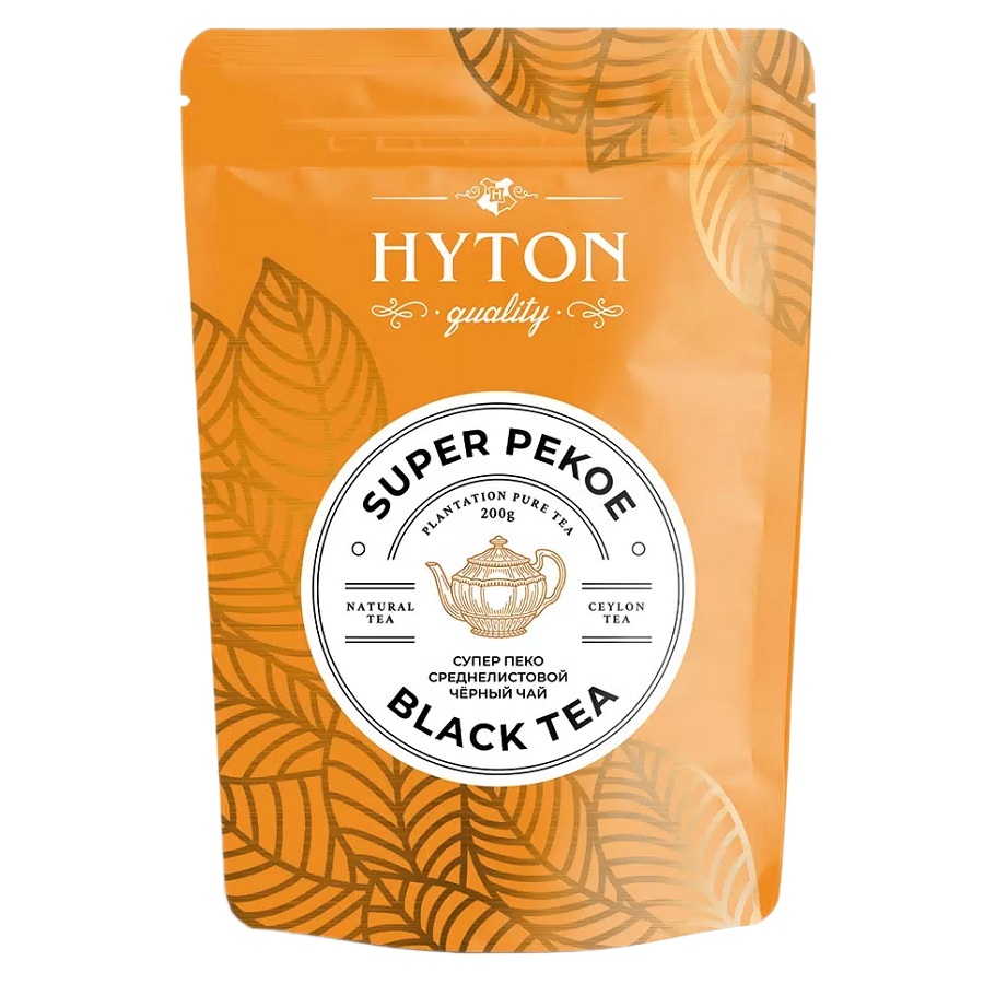 Чай Hyton Super Pekoe черн среднелистов 200г - интернет-магазин Близнецы