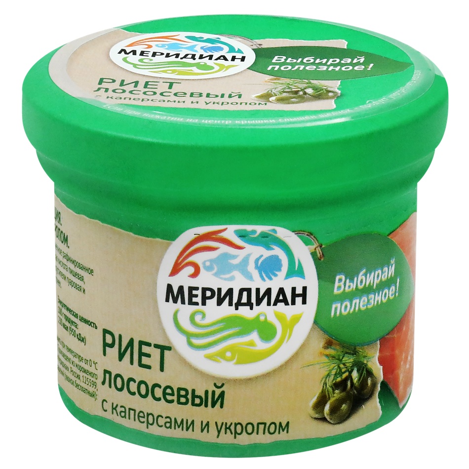 Риет паш из лос с капер и укроп  Мерид  100г - интернет-магазин Близнецы