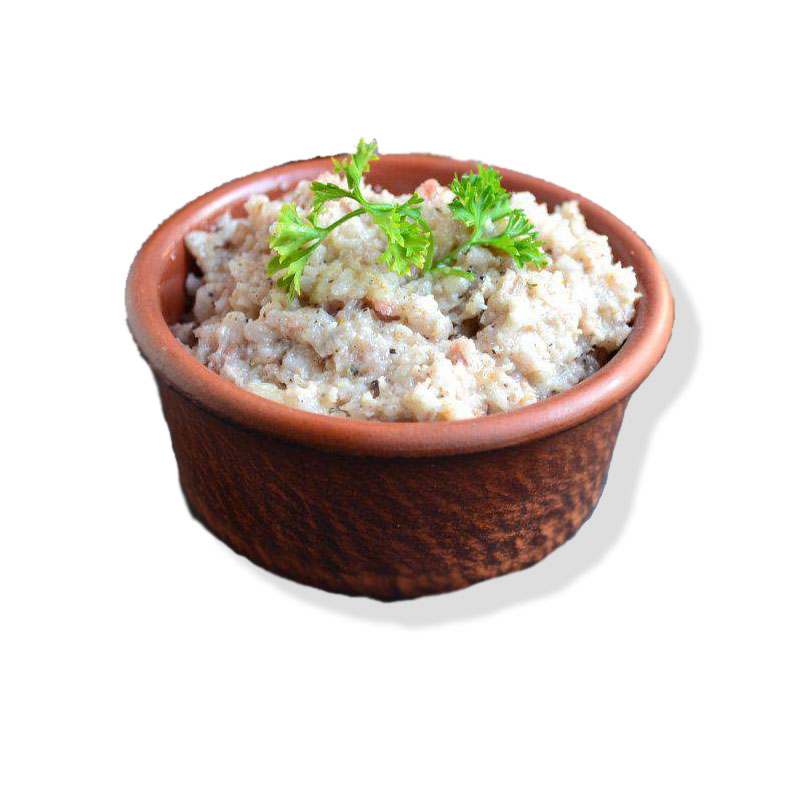 Закуска из сала с чесноком,зеленью  Наше произв  100г - интернет-магазин Близнецы