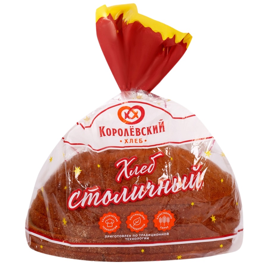 кх Хлеб Столичн нарезка  Калин.Хлеб  285г - интернет-магазин Близнецы