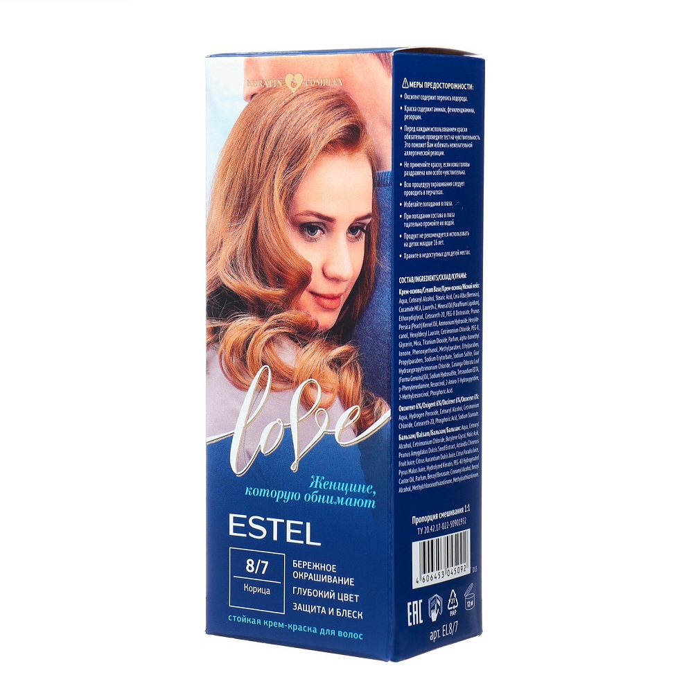 Крем-Краска Д в Эстель Лав 8 7 Корица - интернет-магазин Близнецы