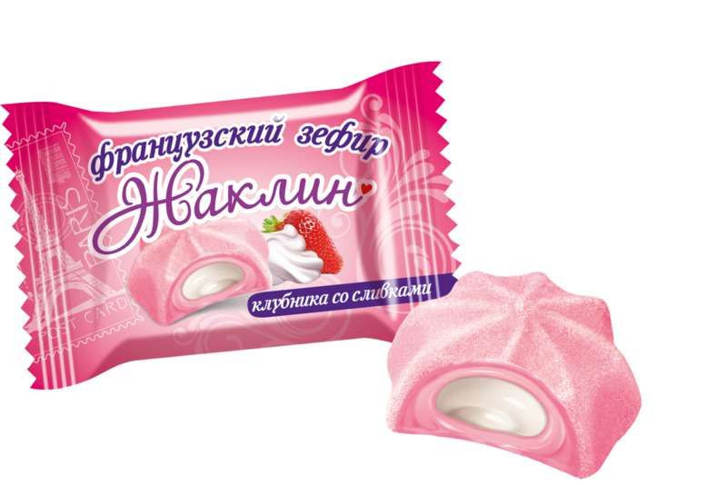 Конфеты Славянка Жаклин Французский зефир  - интернет-магазин Близнецы
