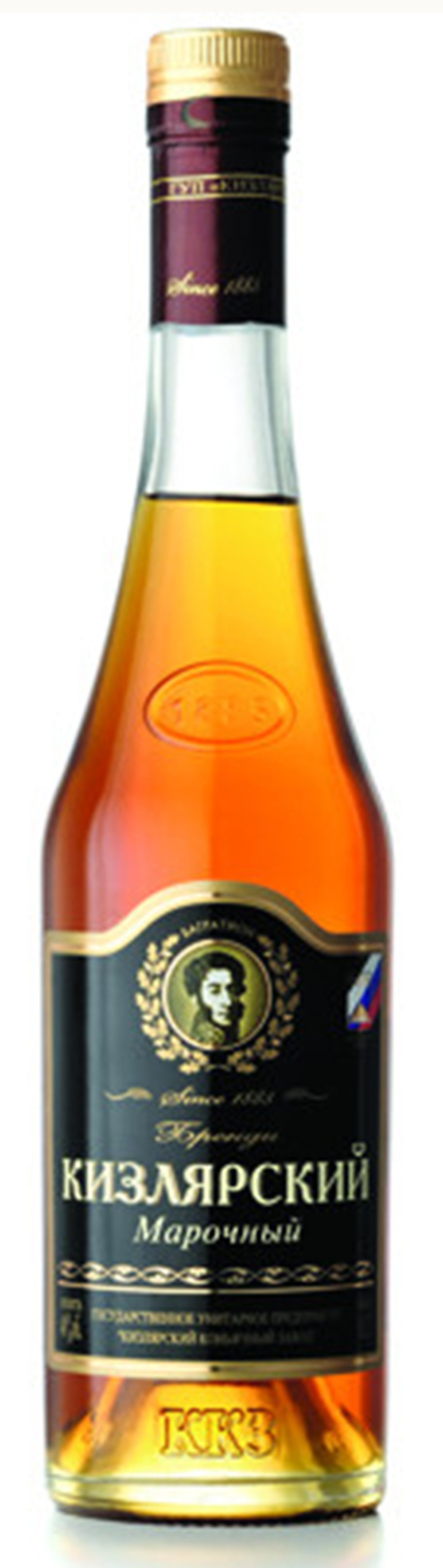 Бренди ККЗ Кизлярский марочный 0.5 л  Россия  - интернет-магазин Близнецы