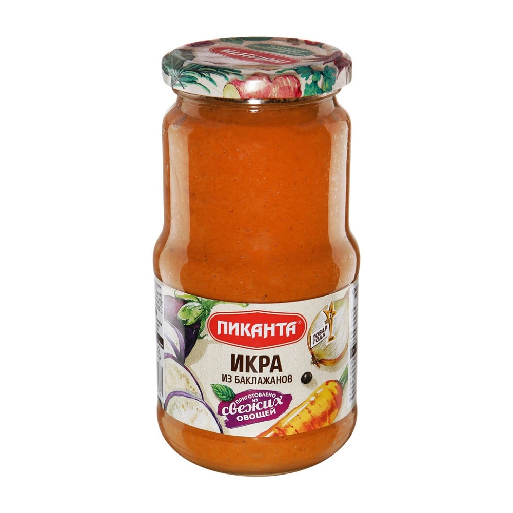 Икра Баклажанная  Пиканта  520г бан - интернет-магазин Близнецы
