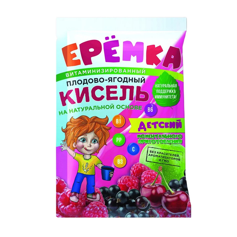 Кисель  плодово-ягодный  Ерёмка   25г шт     ФудСервис 