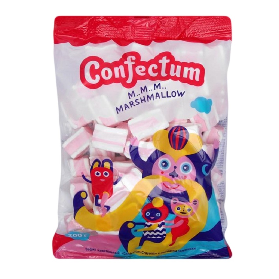 Зефир жеват Confectum Пломбир ваниль  Конфектум  200г - интернет-магазин Близнецы
