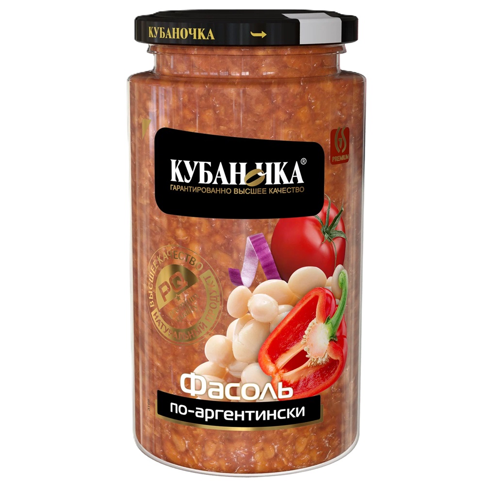 Фасоль по-аргентински  Кубаночка  370г бан - интернет-магазин Близнецы